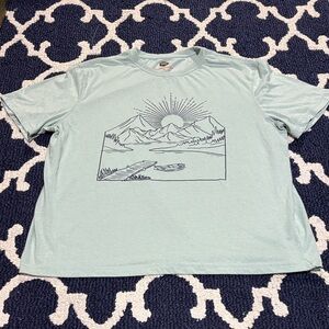 Mountain and Isles Mountain Graphic Short Sleeve Tee sz XL